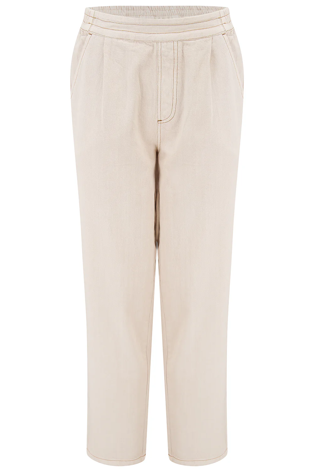 Calista Trousers - Cream - Image 7