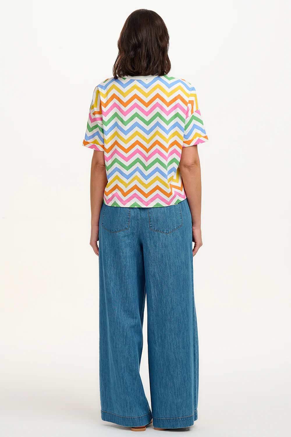 Celia Boxy T-Shirt - Multi, Cupcake Case - Image 4