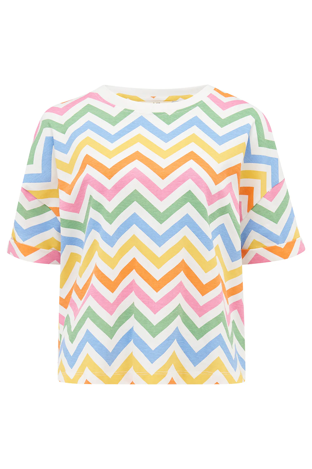 Celia Boxy T-Shirt - Multi, Cupcake Case - Image 5