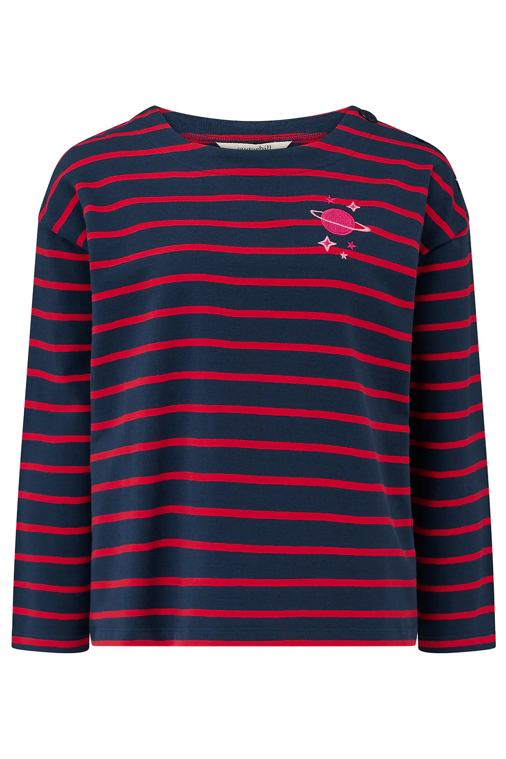 Celine Breton Top - Navy/Red, Planet - Image 8