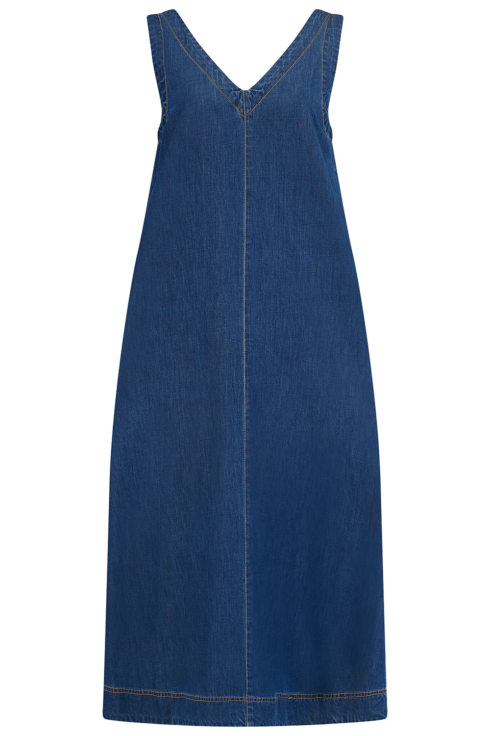 Cerys Midi Sundress - Deep Blue Denim - Image 4