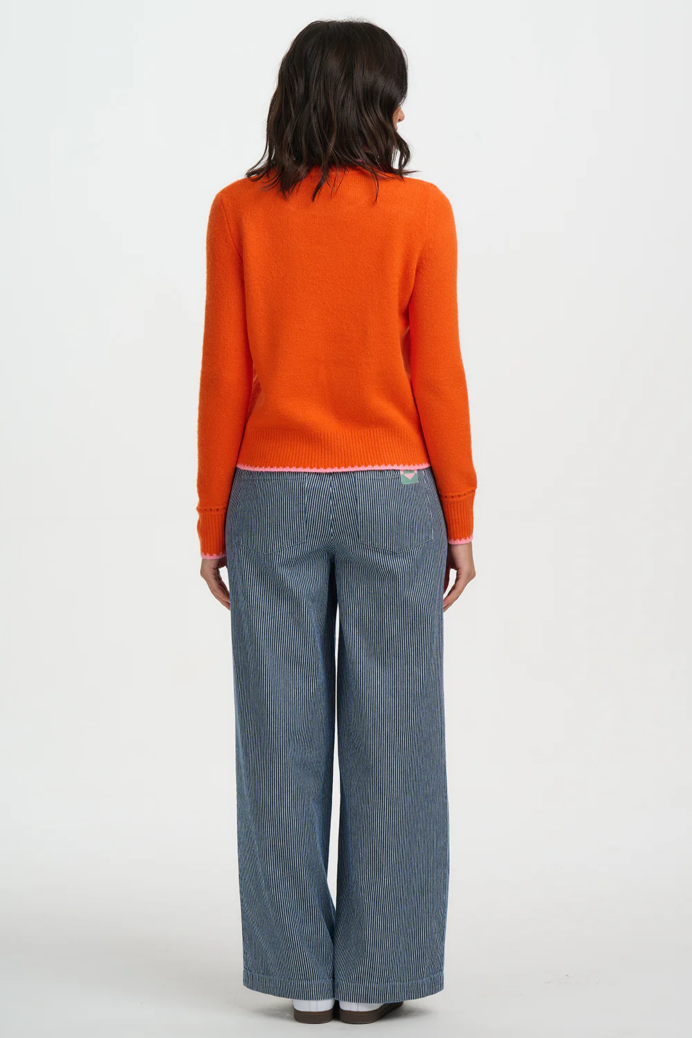 Helena Jumper - Orange, Pink Tipping - Image 5
