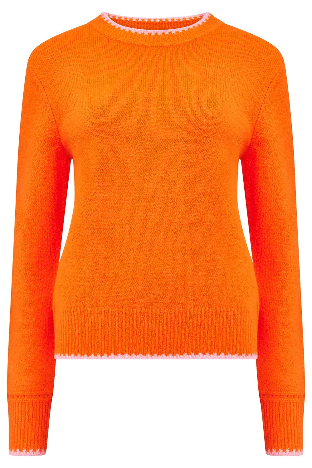 Helena Jumper - Orange, Pink Tipping - Image 6