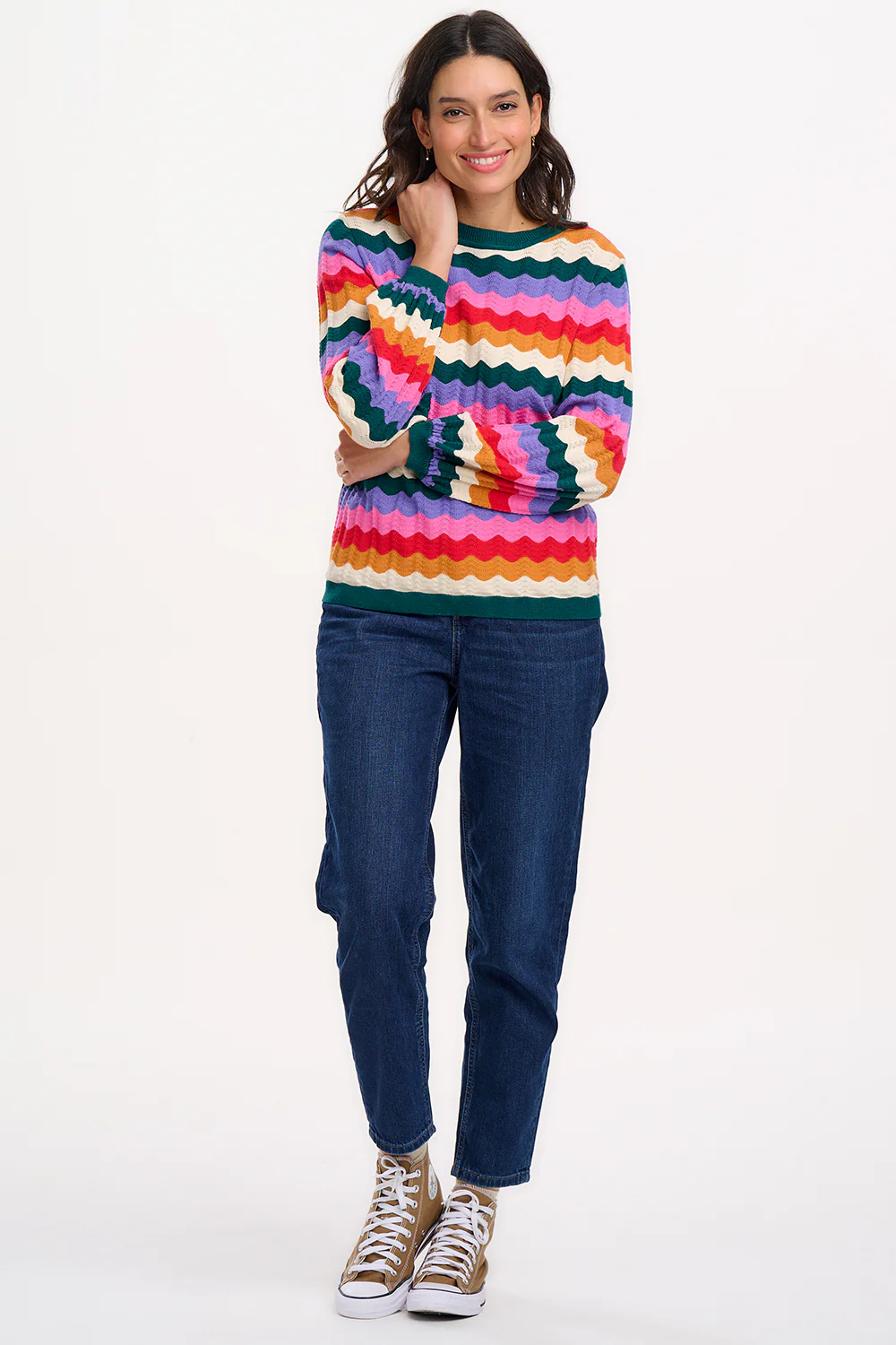 Ivona Jumper - Multi, Beach Waves - Image 3