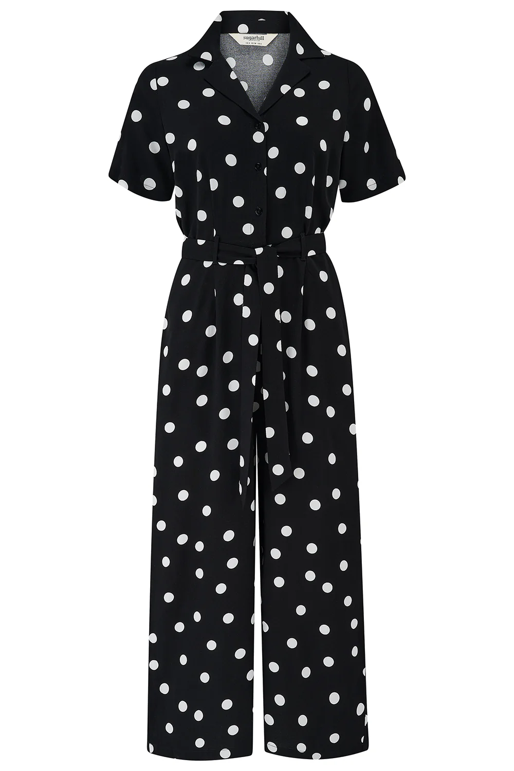 Jinni Jumpsuit - Monochrome, Polka Dot - Image 5