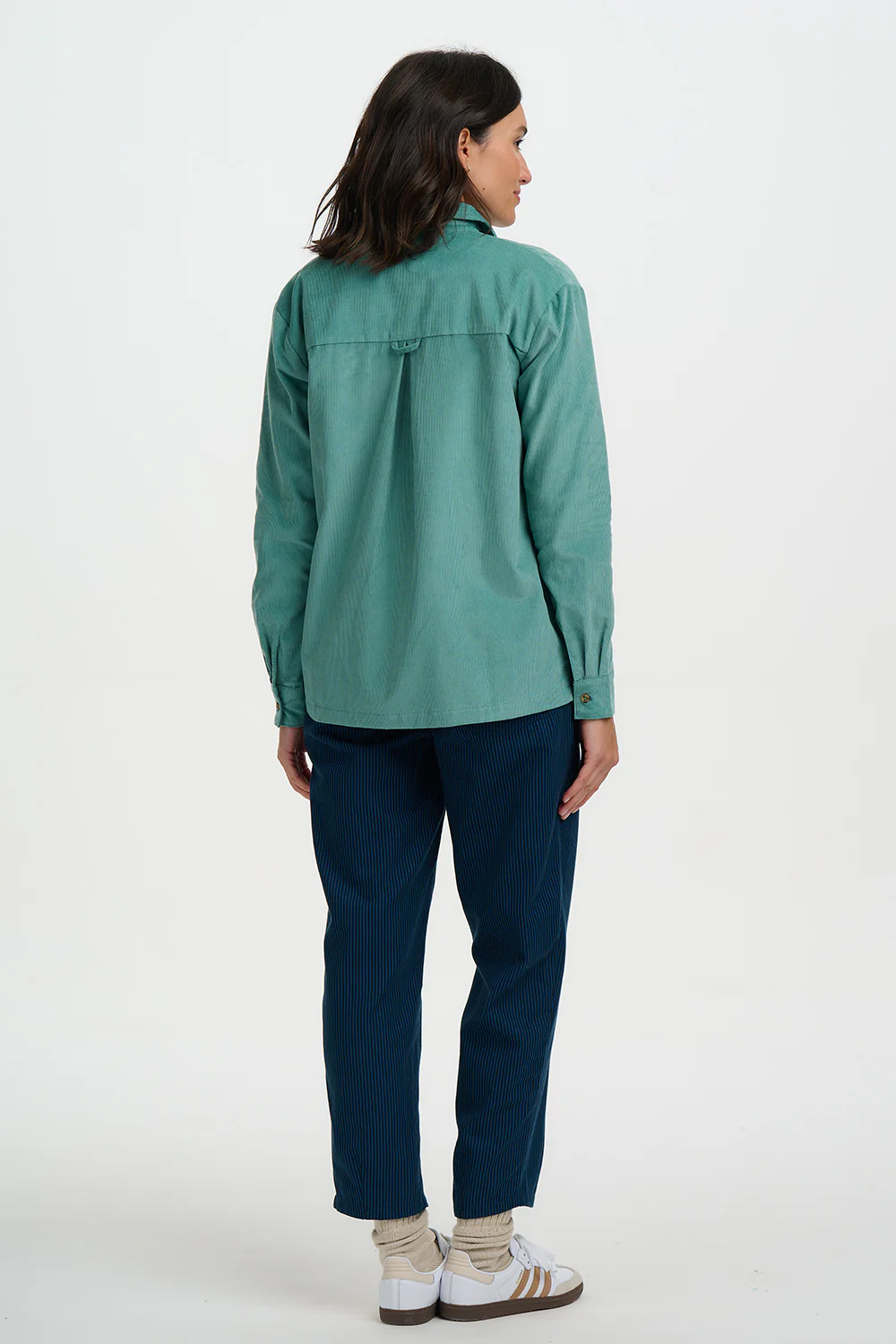 Karina Overshirt - Teal Cord - Image 6