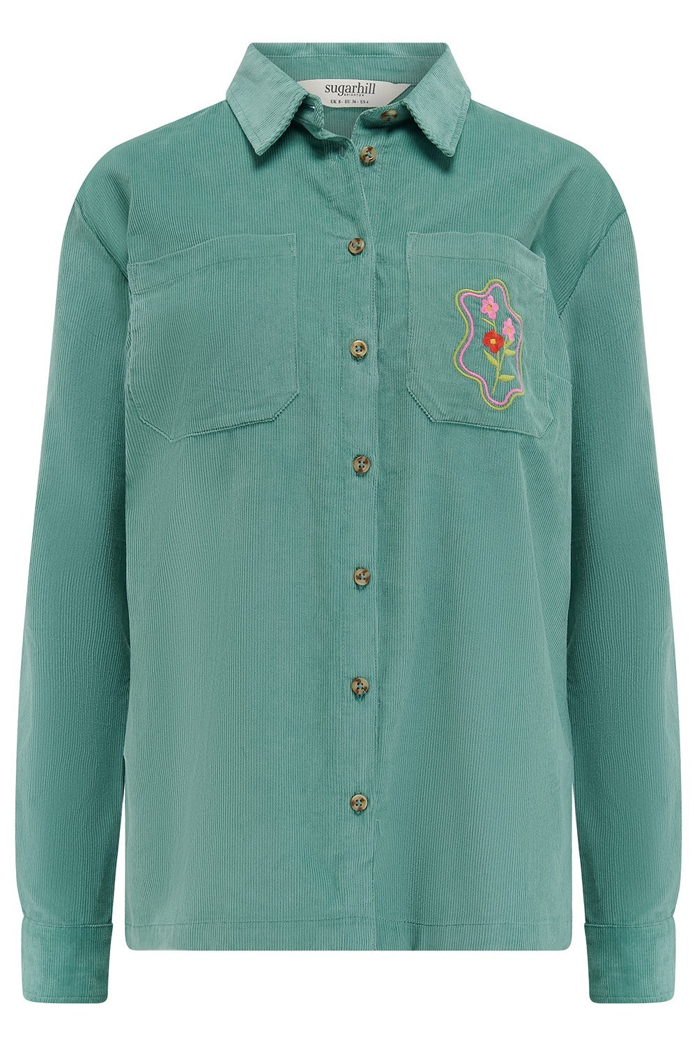 Karina Overshirt - Teal Cord - Image 7