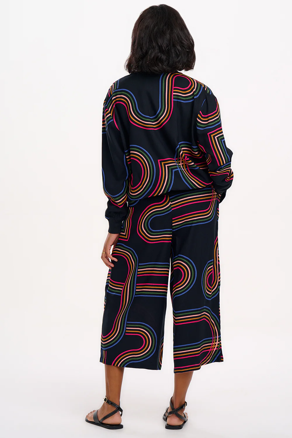 Lamiah Jumpsuit - Black, Retro Racer - Image 6