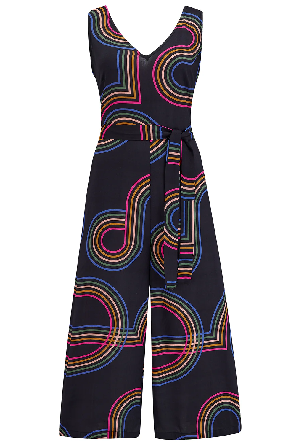 Lamiah Jumpsuit - Black, Retro Racer - Image 7