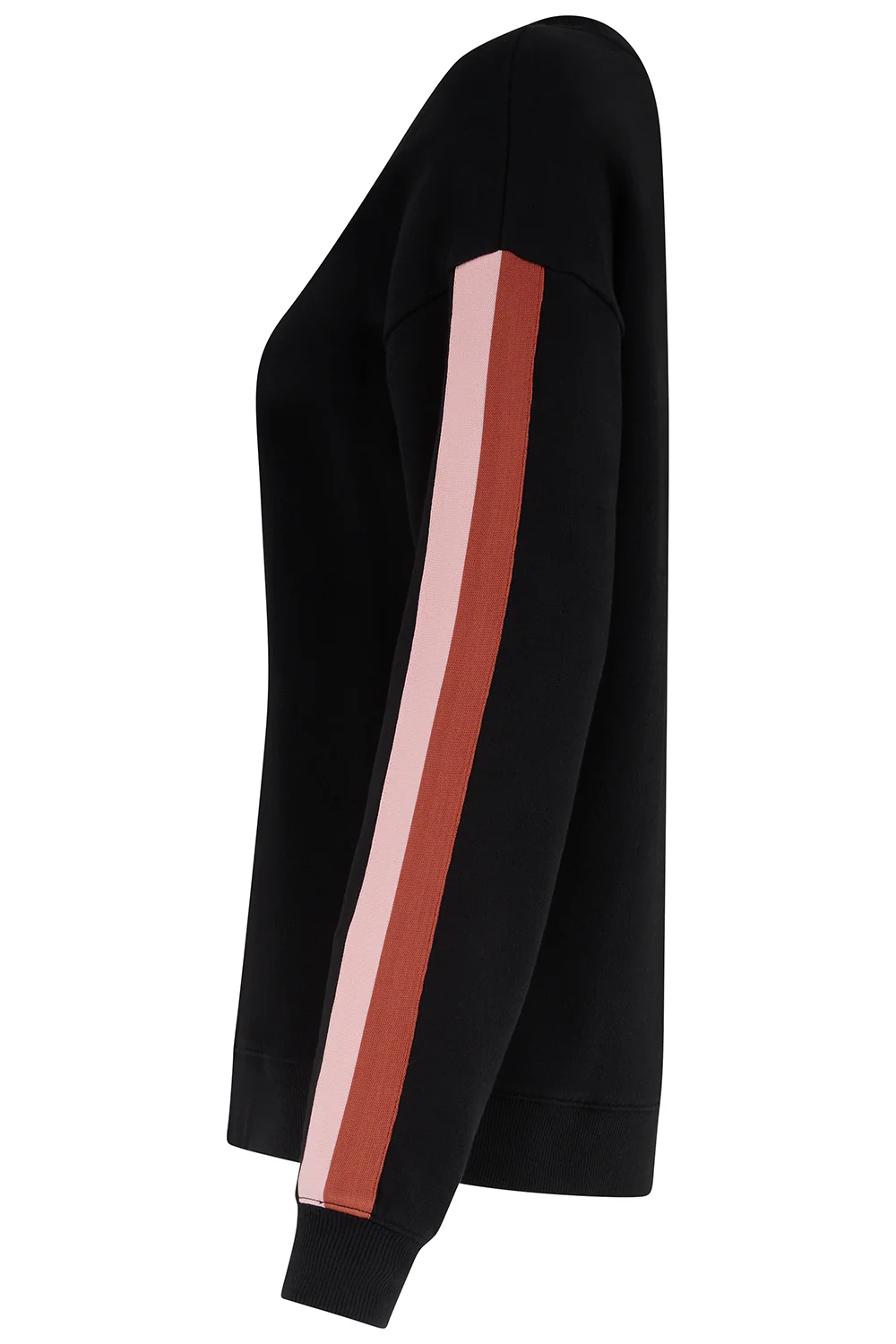 Magda Sweatshirt - Black, Two Tone Stripe - Image 7