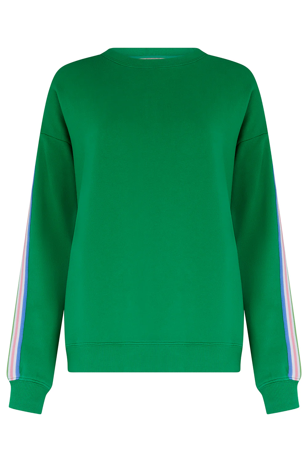 Magda Sweatshirt - Green, Rainbow Stripe - Image 7