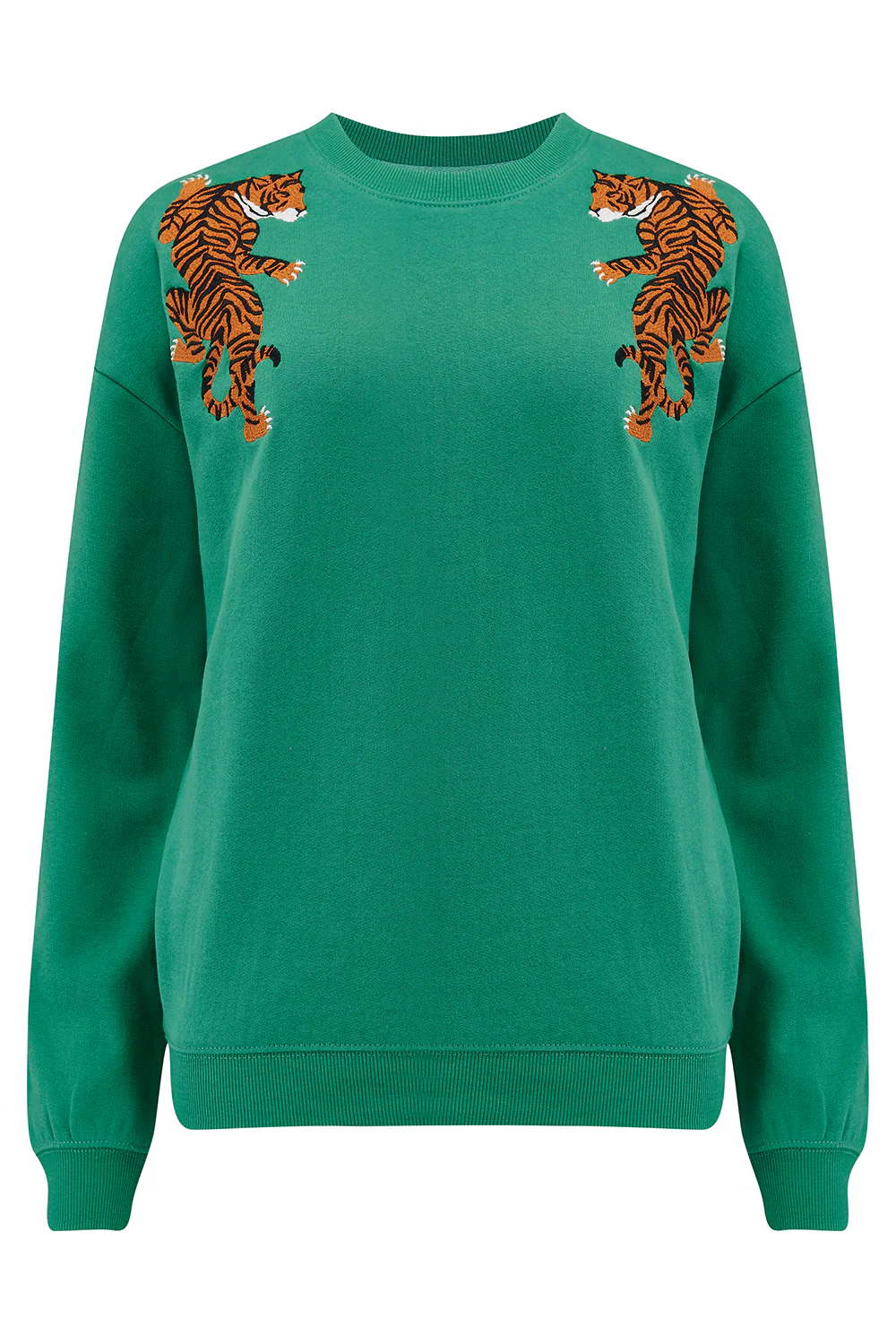 Noah Sweatshirt - Green, Climbing Tigers - Image 5