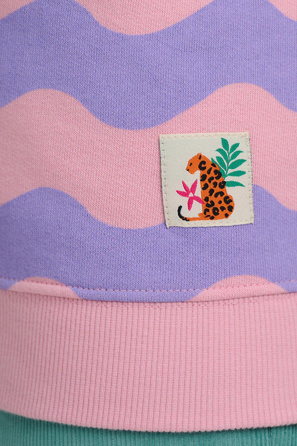 Noah Sweatshirt - Lilac/Pink, Waves - Image 3