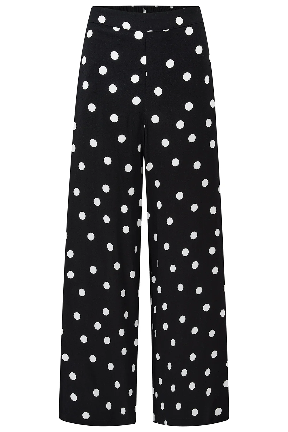Patsy Palazzo Trousers - Monochrome, Polka Dot - Image 7
