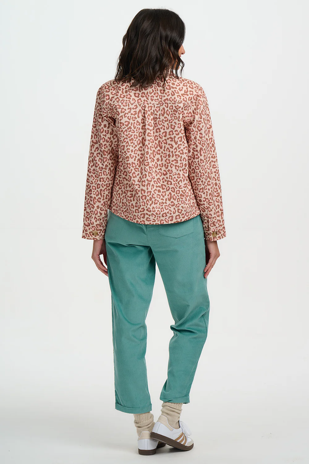 Pippa Jacket - Stone, Classic Leopard - Image 3