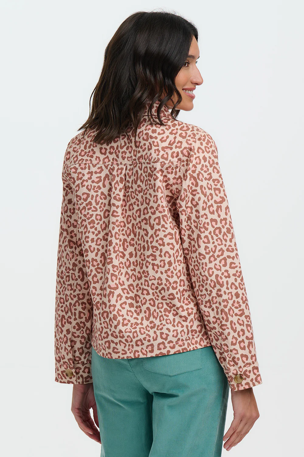 Pippa Jacket - Stone, Classic Leopard - Image 4