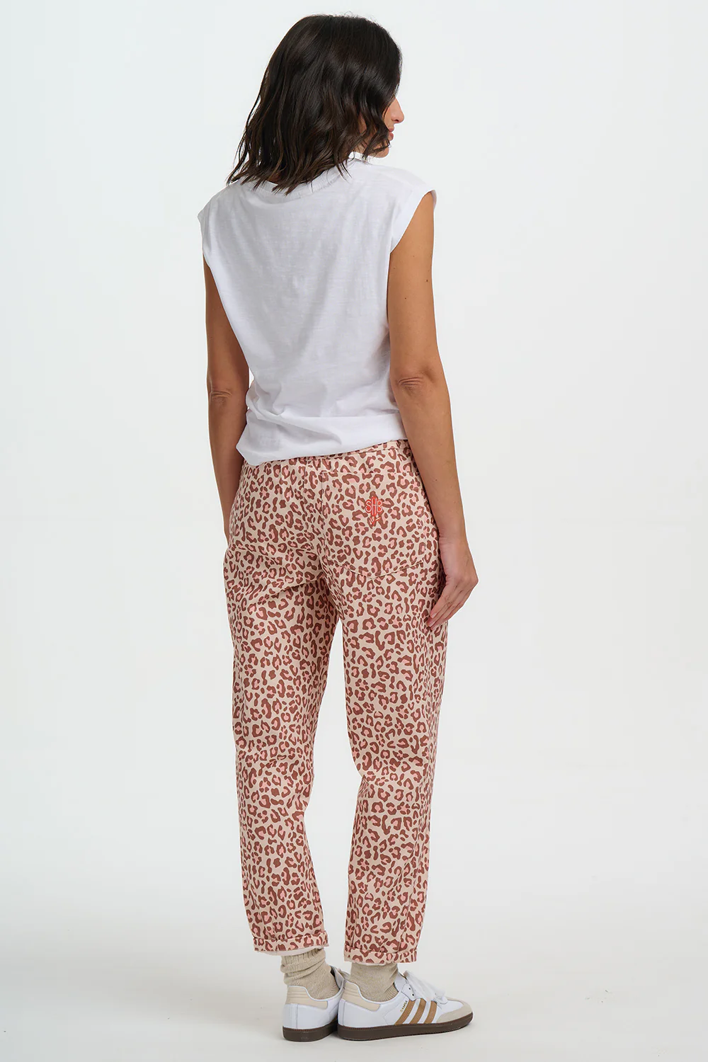 Rowan Trousers - Stone, Classic Leopard - Image 4