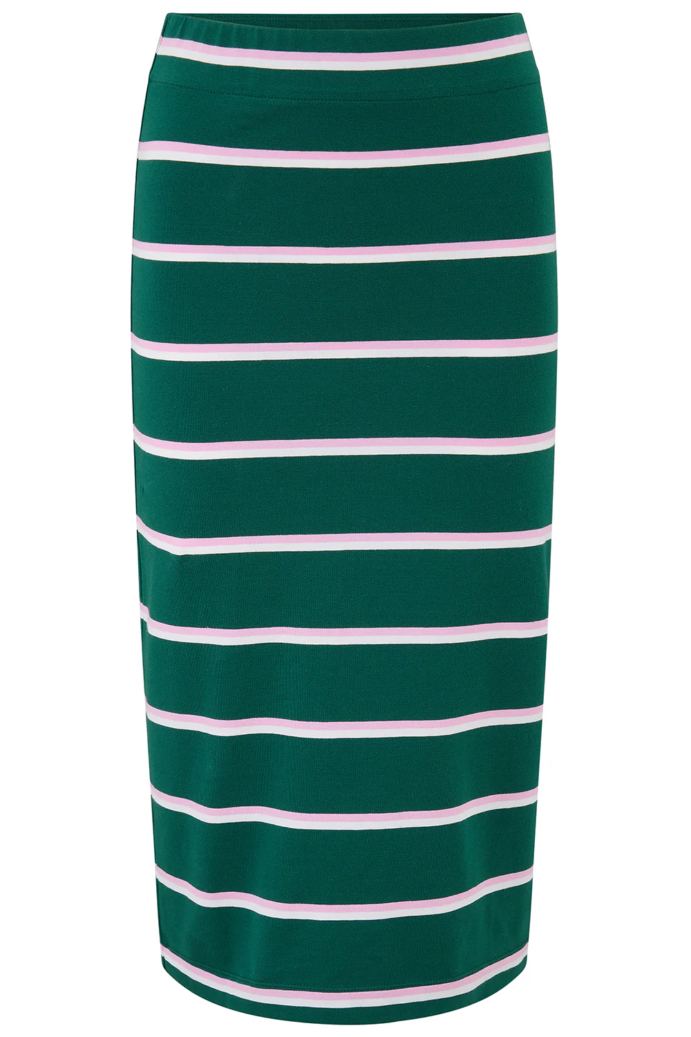 Saskia Jersey Skirt - Green, Colour Pop Stripe - Image 5