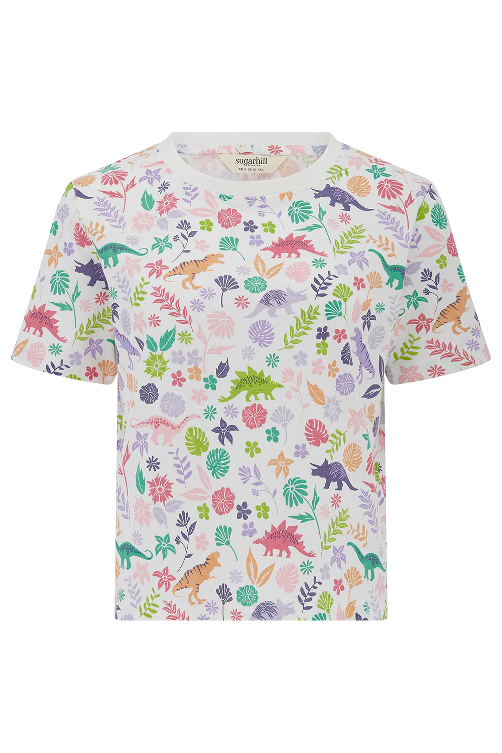 Shelby Boxy T-Shirt - Off White, Hidden Dinosaur - Image 5