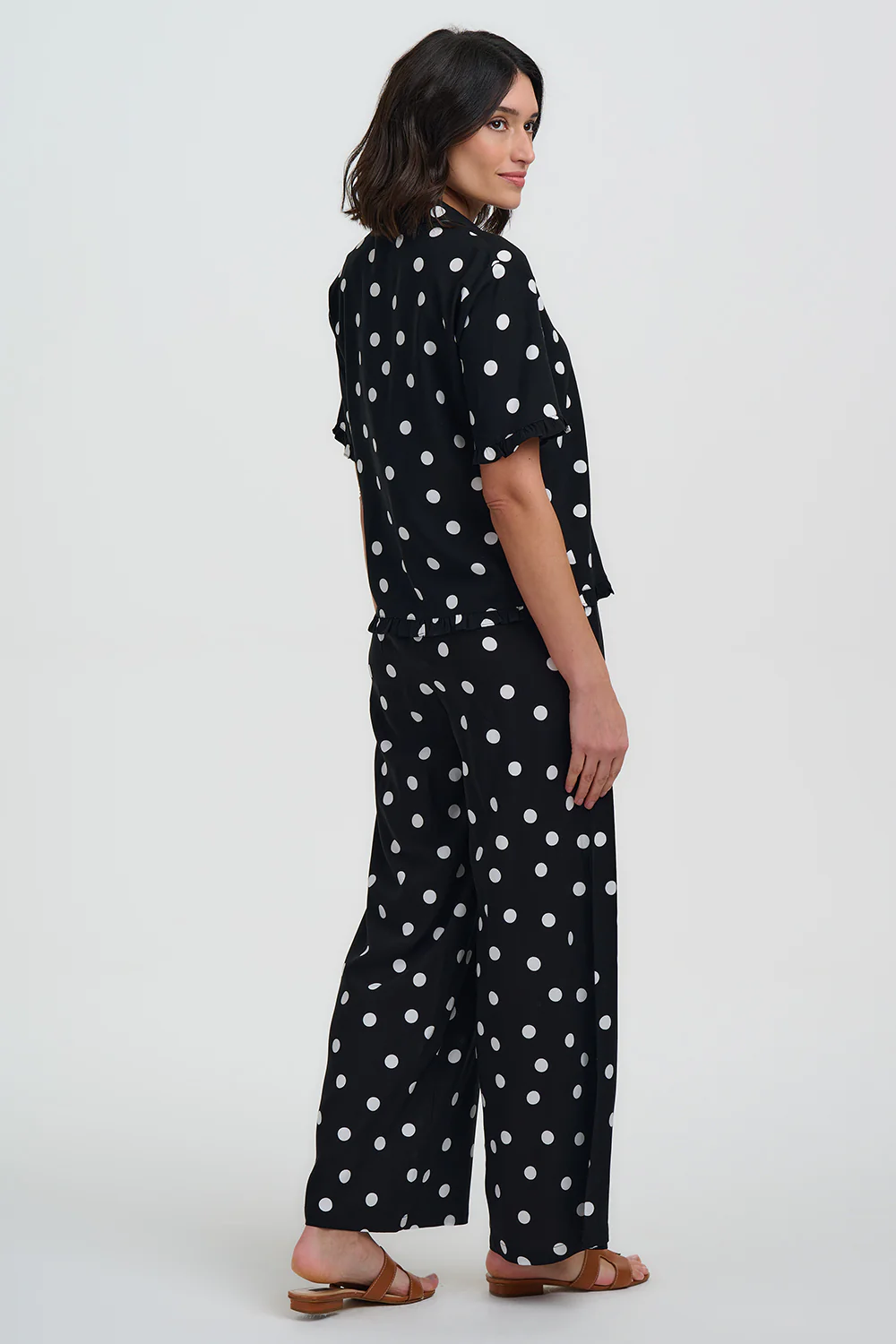 Skylar Shirt - Monochrome, Polka Dot - Image 5