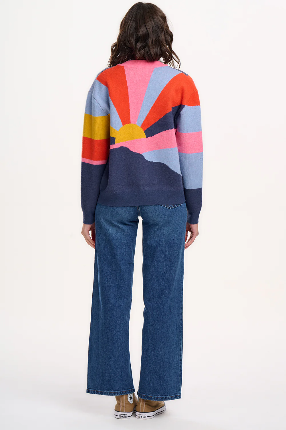 Solana Knitted Bomber - Multi, Sunrays - Image 4
