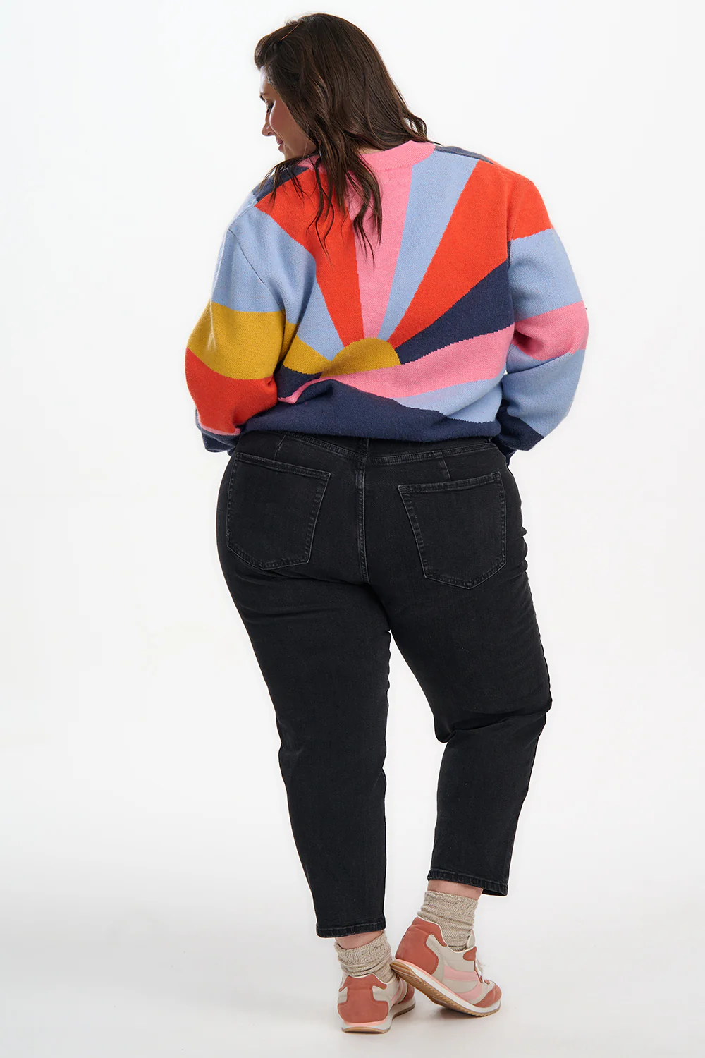 Solana Knitted Bomber - Multi, Sunrays - Image 5