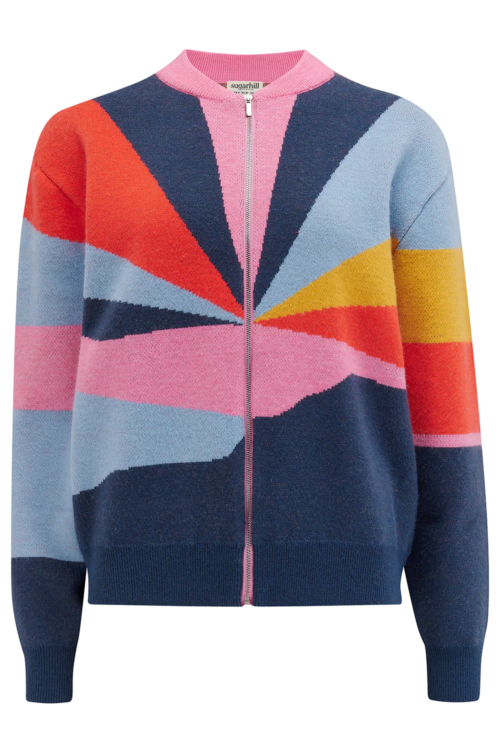 Solana Knitted Bomber - Multi, Sunrays - Image 6