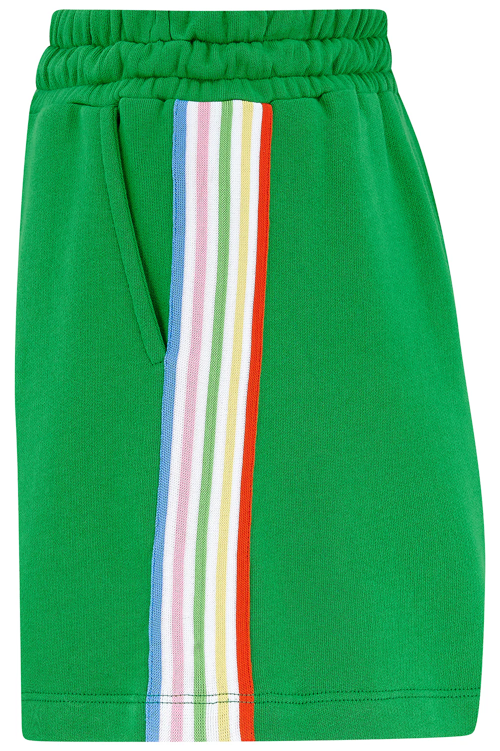 Sonya Shorts - Green, Rainbow Stripe - Image 6