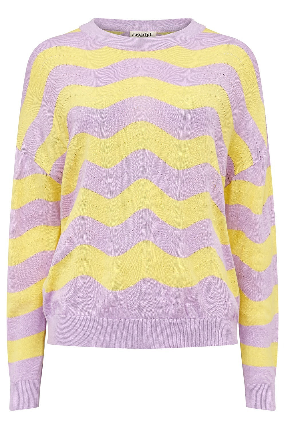 Tina Jumper - Lilac/Lemon, Waves - Image 5